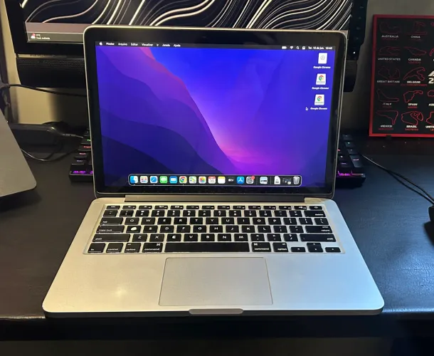 Notebook Macbook Pro 2013 Retina I5 8gb Ram 256 Ssd