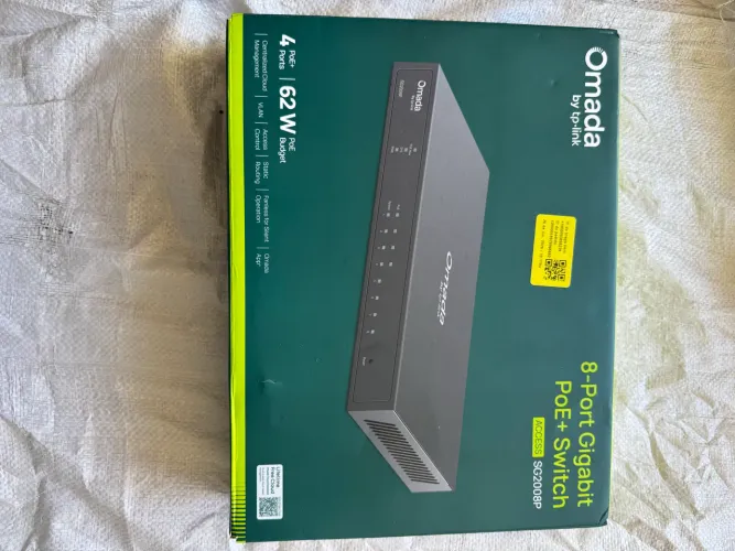 Switch 8 Portas Gigabit Tp-link Omada TI-sg2008p 4x Poe+