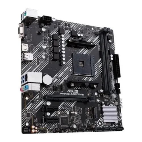 Placa Mae Asus PRIME A520M-K DDR4 Socket AM4 Chipset AMD A520, PRIME-A520M-K