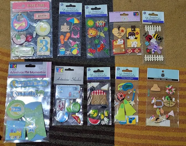 LOTE DE STICKER AUTOCOLANTES