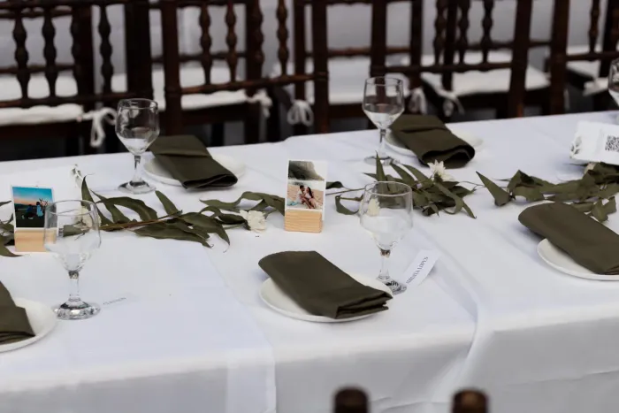 Tolhas de mesa para festas e casamentos