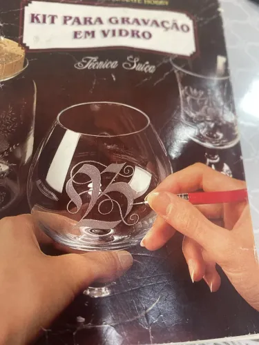 Kit para gravação em vidro