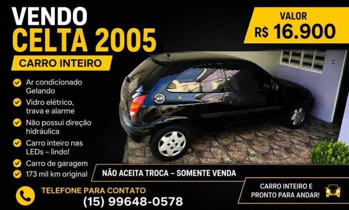 Chevrolet Celta Spirit 1.0 MPFI VHC 8V 3P 2005