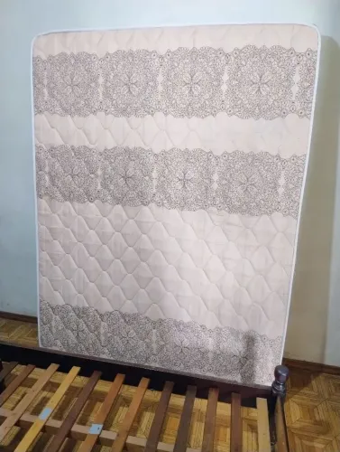 Colchão de Casal Probel Guarda Costas Espuma D33 14x138x188cm - Bege/Marrom