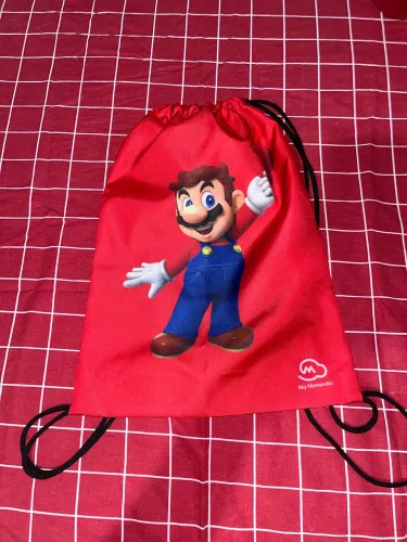 Mochila sacola Mário Bros