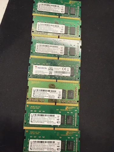 7 Memórias RAM DDR4 8GB 3200MHz / 1 2666Mhz notebook