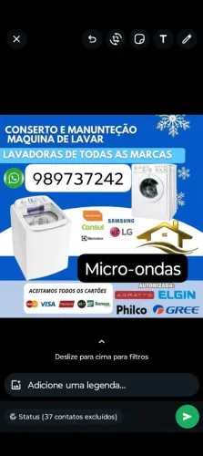 Assistência técnica de conserto de máquinas lavadora