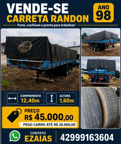 Carreta Randon ano 98