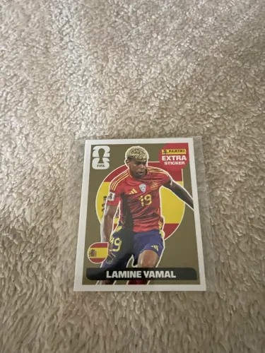 Figurinha legend/extra original panini lamine yamal ouro