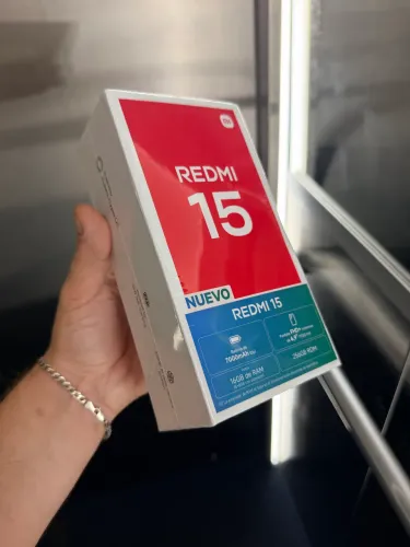 CELULAR NOVO REDMI 15 LACRADO NA CAIXA 1 ANO DE GARANTIA 