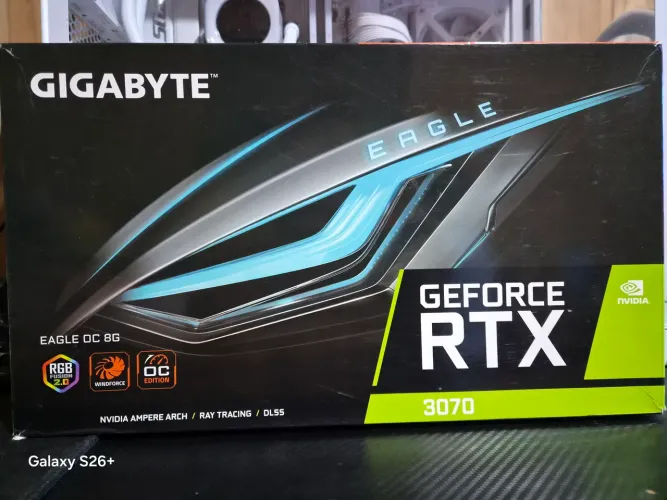 RTX 3070 8GB, Pego Placa Inferior.