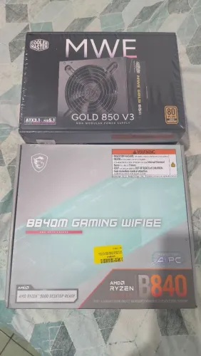 Placa mãe am5+ fonte 850w troco smartv