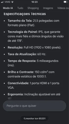 Monitor 21?5 TCN novo
