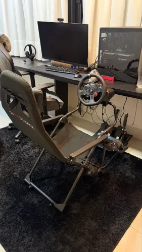 Cockpit SpeedTrack + Logitech G29 Completo + Acessórios