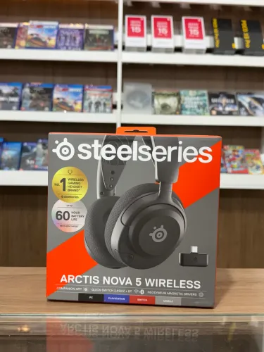 Headset Steelseries Arctis Nova 5 Sem Fio Loja Fisica 12x Sem juros Loja