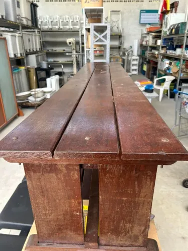 Banco de Madeira 2,60 x 0,50 cm
