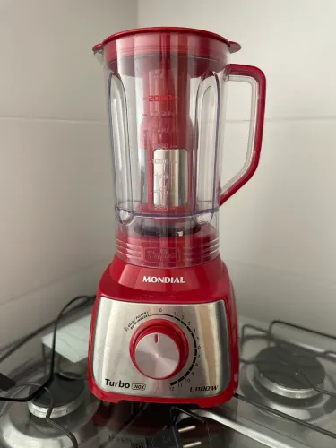 Liquidificador Mondial Turbo Inox L-1100W - 12 Velocidades - 1100W - 3L - com Filtro