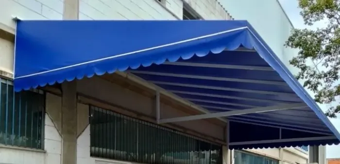 Toldo sem a capa