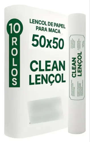 Kit 10 lençol descartável