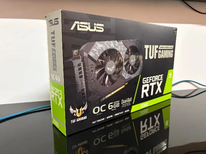 Rtx 2060 Asus Tuf 6gb - Na Caixa Com Nota Fiscal Original (Usado)