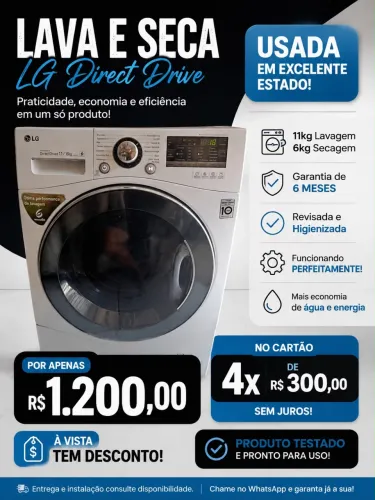 Lava e seca