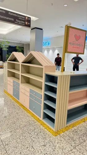 Quiosque 6m2 para shopping (2x3m)