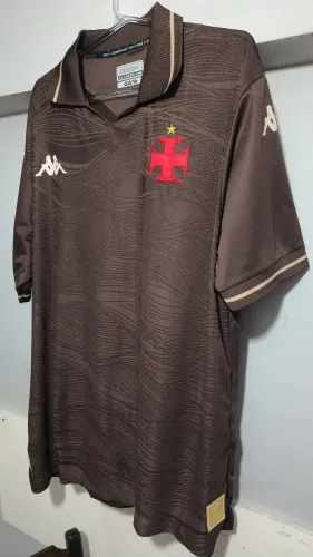 Camisa Vasco da Gama Marrom Kappa 2024 - Frete Grátis ?