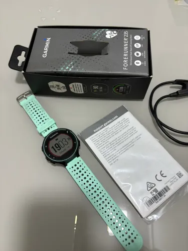 Relógio Garmin Digital + Caixa e Acessórios