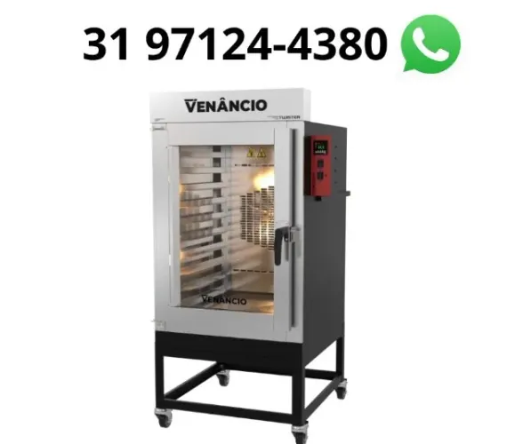 Forno Turbo 10 Esteiras a Gás Venâncio Novo