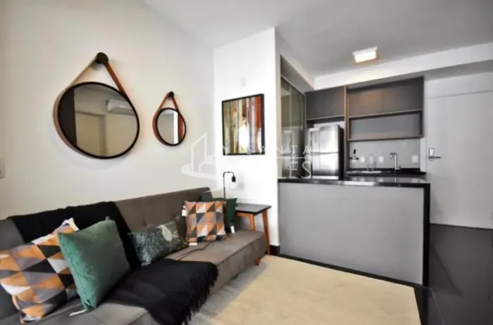 Apartamento à venda em Pinheiros, São Paulo-SP: 1 quarto, 1 sala, 1 vaga na garagem, 49m²