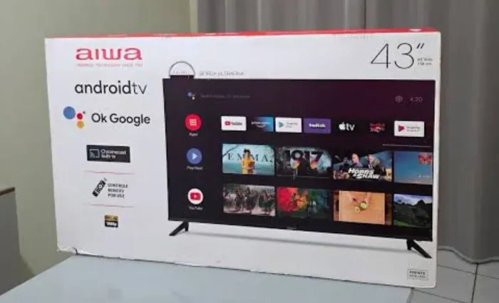 Tv Aiwa 43 polegadas nova na caixa 