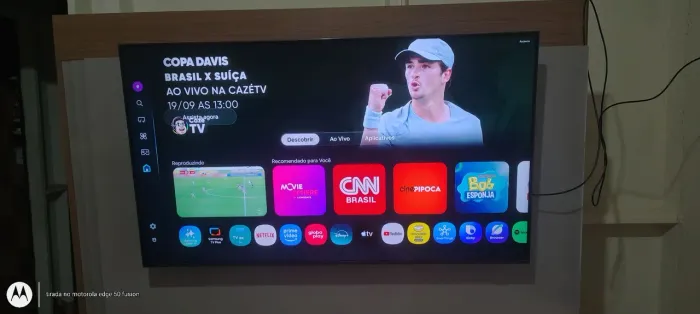 VENDO TV SAMSUNG SEMI NOVA  55 POLEGADAS 