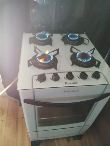 Fogão Braslar mesa de vidro barato pra vender rápido