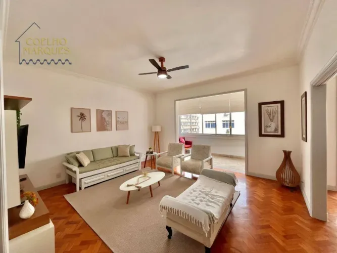 Apartamento com 3 dormitórios para alugar, 182 m² por R$ 15.441,15/mês - Copacabana - Rio