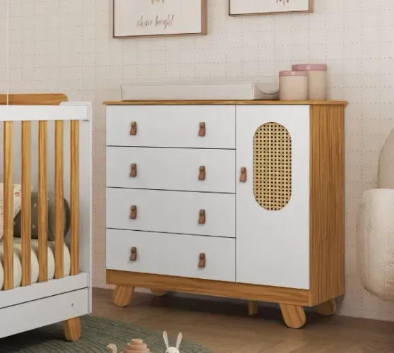Cômoda c/ Tela 100% MDF Pingo New