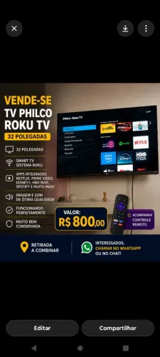 Tv smart 32 polegadas