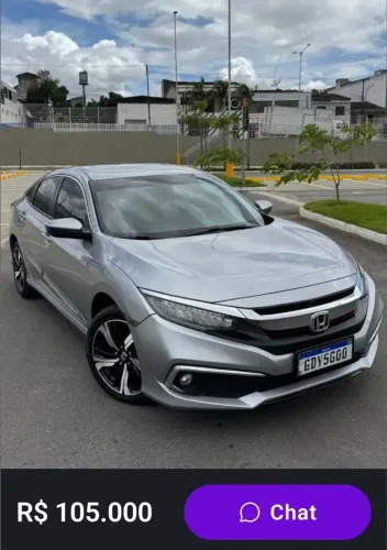 Honda Civic Sedan EXL 2.0 Flex 16V Aut.4p 2017