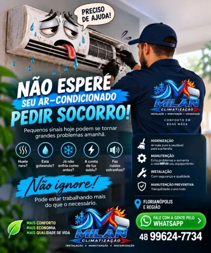 ? AR-CONDICIONADO | INSTALAÇÃO, MANUTENÇÃO E HIGIENIZAÇÃO - FLORIANÓPOLIS