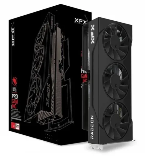 Placa de Vídeo XFX RX 9060 XT OC AMD Radeon, 16GB, GDDR6