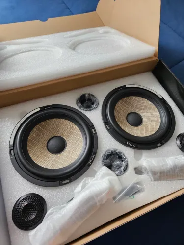 Kit 2 vias Focal Flax evo FE PS165FE - Novo e com garantia!