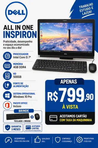 All in one Dell i5 7ª geração 