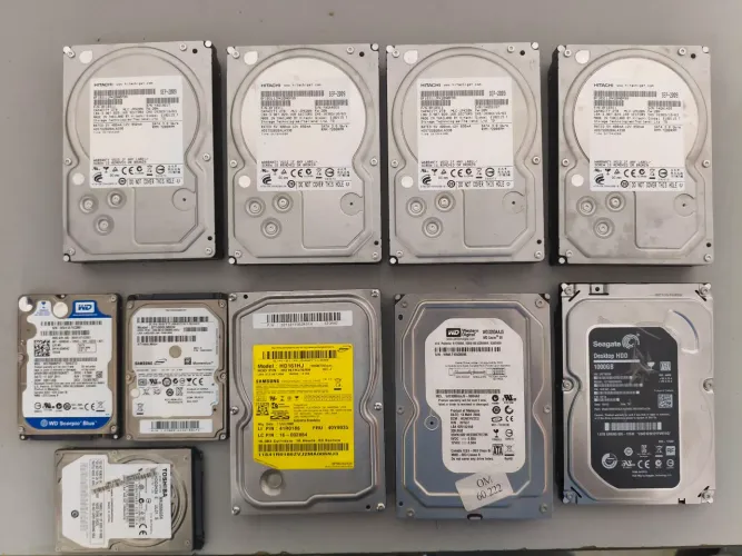 Lote HDs - 2TB - 1TB - 750GB e outros - SAUDÁVEIS - Leia a Descrição 