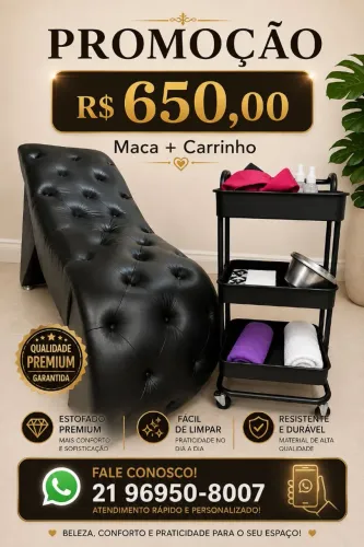 Maca de luxo mais Carrinho auxiliar