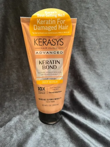 kerasys - advanced keratin bond deep repair hair mask máscara de reconstrução