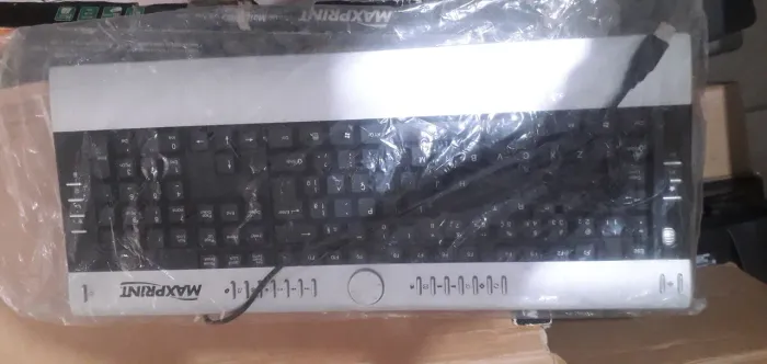 Teclado multimídia slim ergonômico usb