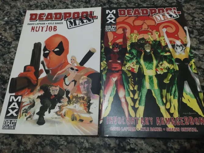 Deadpool Max NutJob e Deadpool Max Involuntary Armageddon