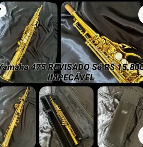 Sax Soprano Yamaha 475 (Japonês)