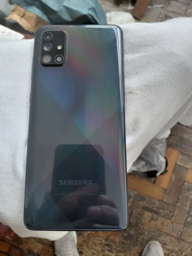 Celular Smartphone Samsung Galaxy A71 Azul Perolado