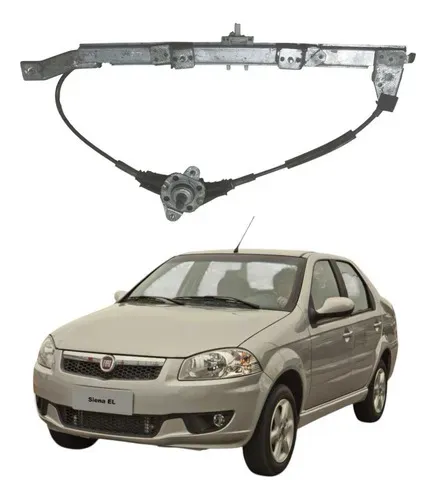 Máquina Vidro Porta Traseira Esquerda Fiat Siena 2013 Manual