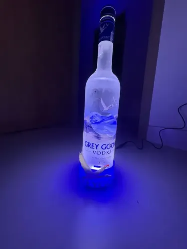 PORTA GARRAFA IMPRESSÃO 3D COM LED
